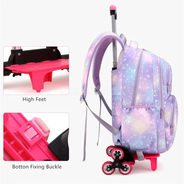 Rolling Backpack Purple