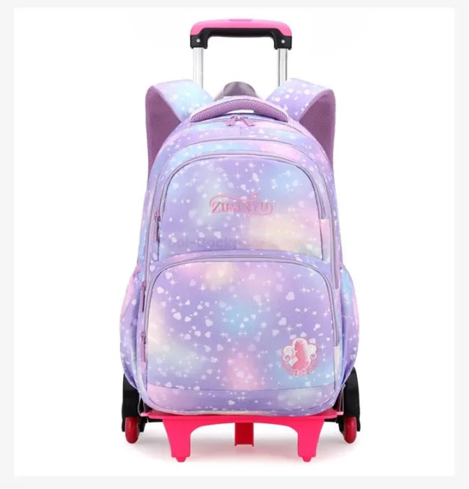 Rolling Backpack Purple