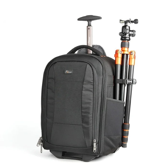 Rolling Camera Backpack - Black