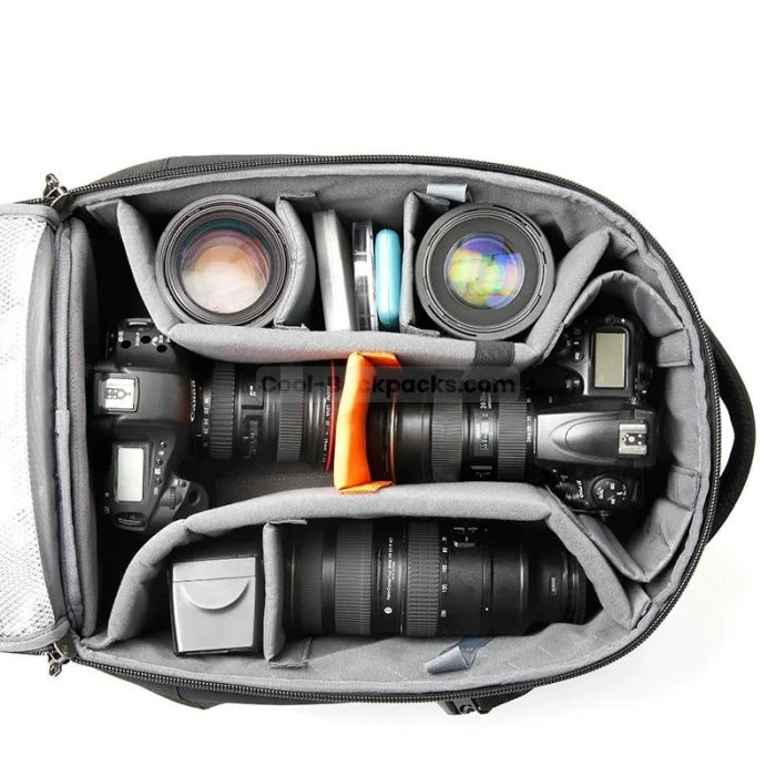 Rolling Camera Backpack - Black