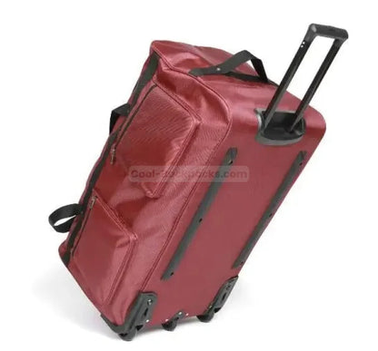 Rolling Duffel Backpack - Red