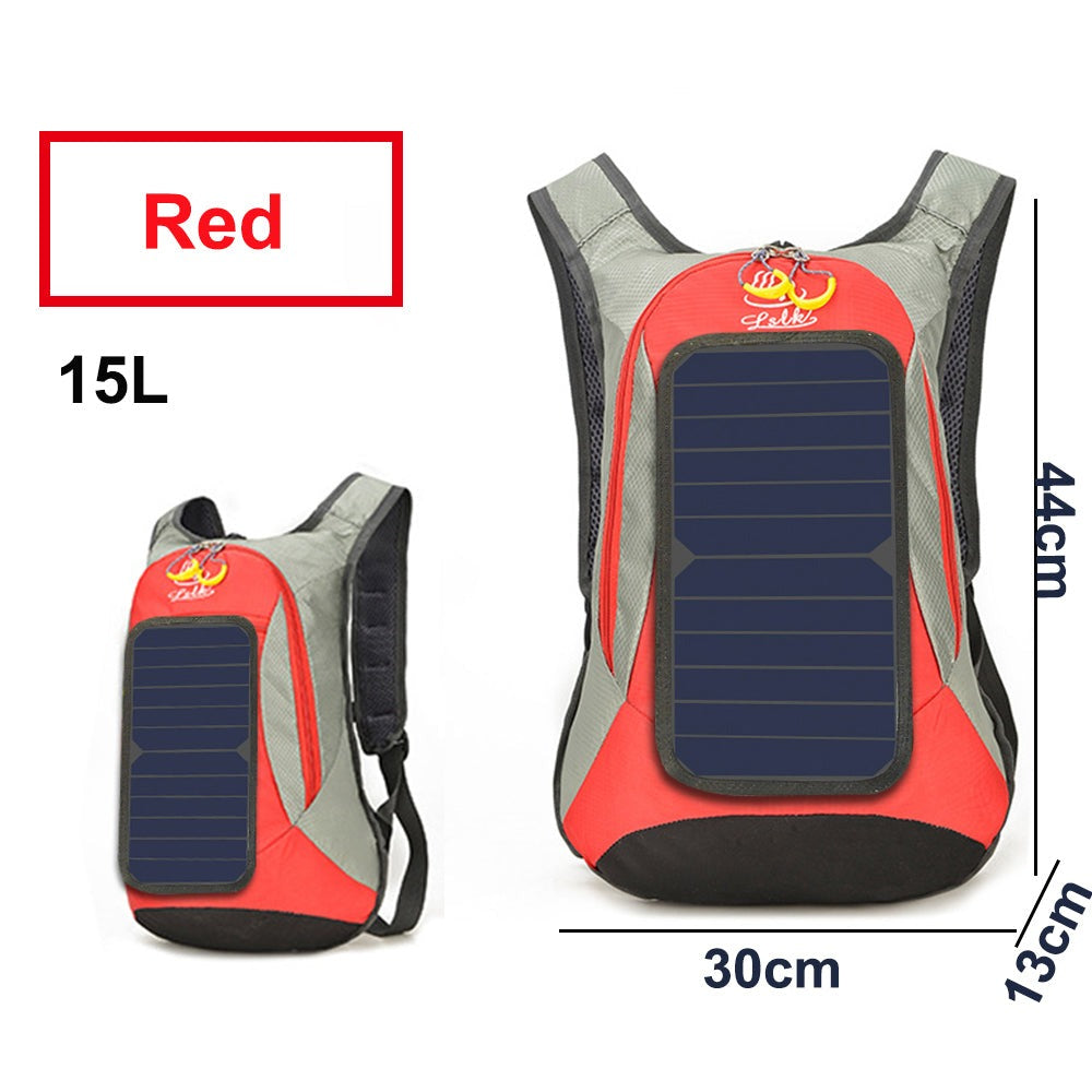 Solar Panel Hiking Backpack