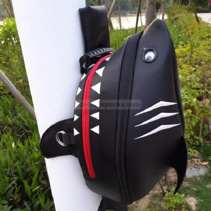 Shark Motorcycle Backpack - Black