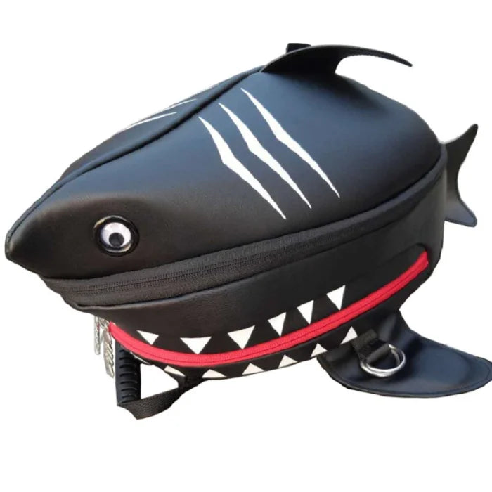 Shark Motorcycle Backpack - Black