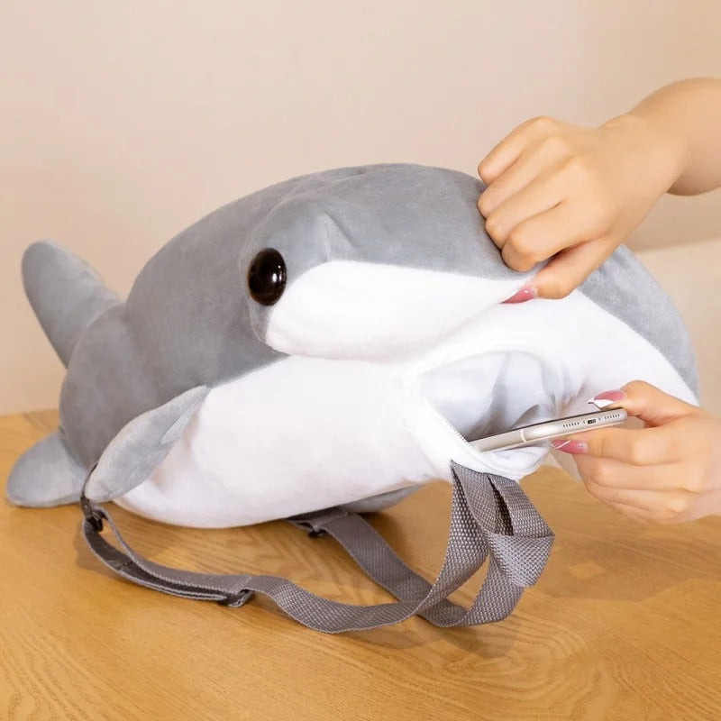Shark Plush Backpack - 55cm