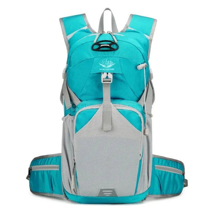 Ski Helmet Backpack - light blue