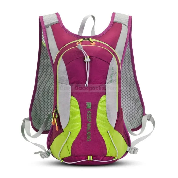 Ski Hydration Backpack - Wine red