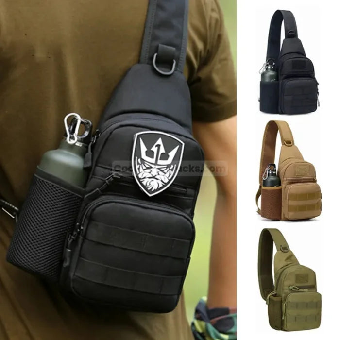 Sling Backpack With Watter Bottle Holder