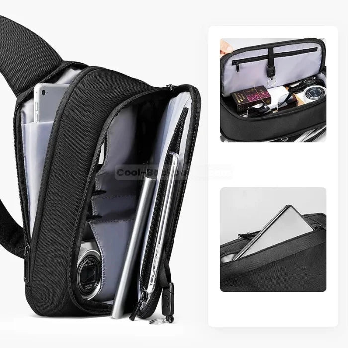 Sling Bag With USB Port