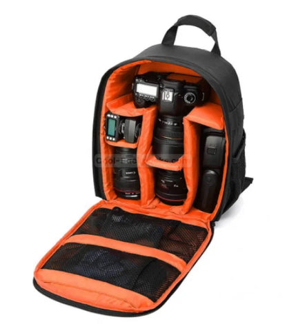 Small Camera Backpack - Orange