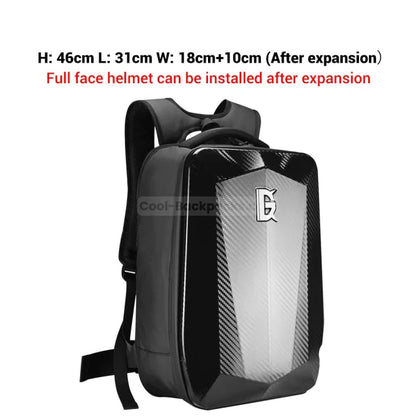 Small Motorcycle Backpack - Black