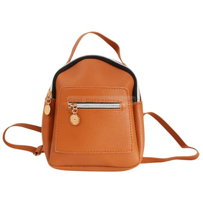 Small Work Backpack Women - brown