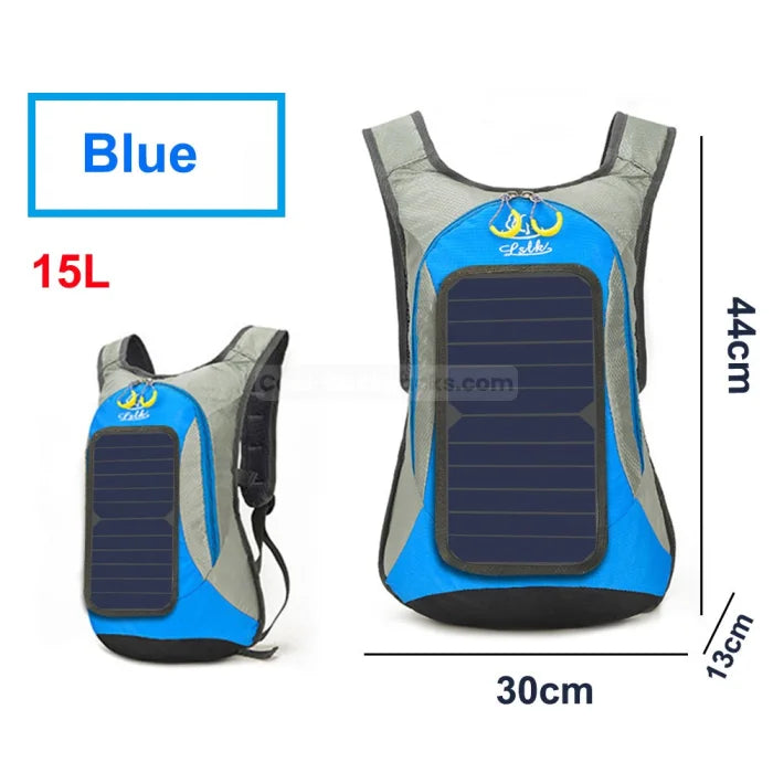 Solar Panel Hiking Backpack