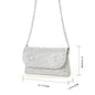 Sparkle Messenger Bag - Silver