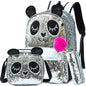 Sparkle Panda Backpack - 3pc 16 Size 02