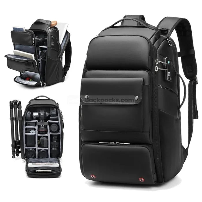 Sport Camera Backpack - Black