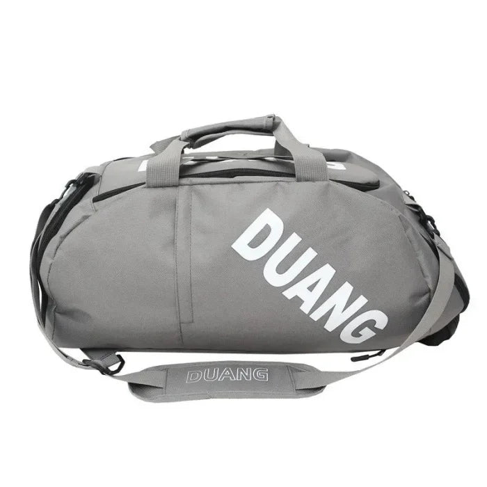 Stylish Gym Backpack - Gray