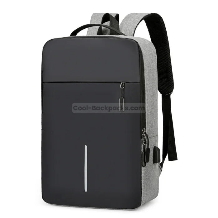 Stylish Work Backpack - Gray