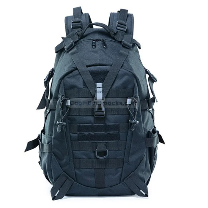 Tactical Hiking Backpack - Black / 30 - 40L