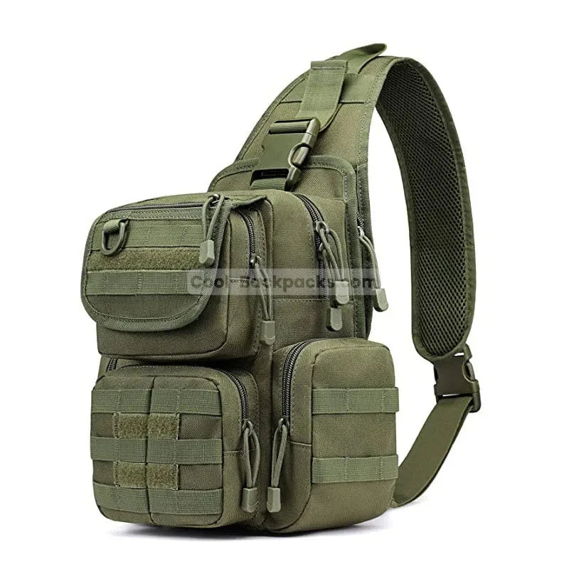 Tactical Sling Backpack - Green