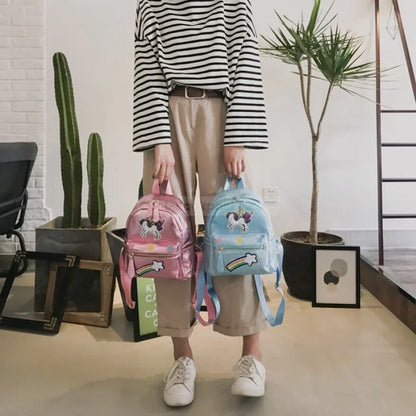 Teal Unicorn Backpack