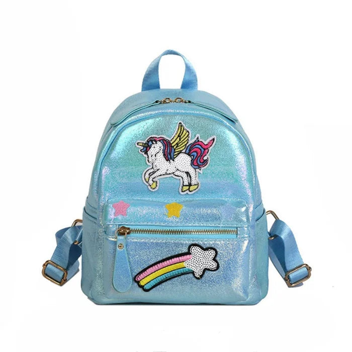 Teal Unicorn Backpack - BL