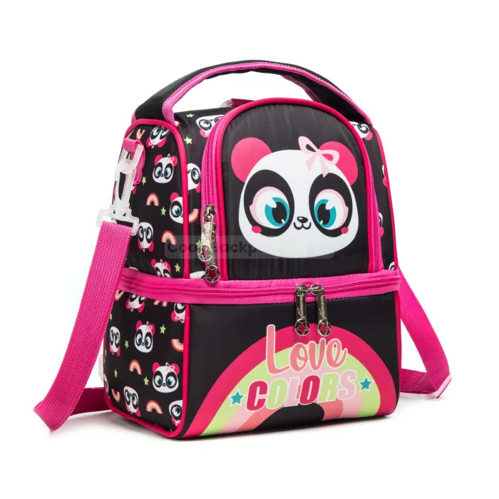 Toddler backpack and Lunch Box - Panda