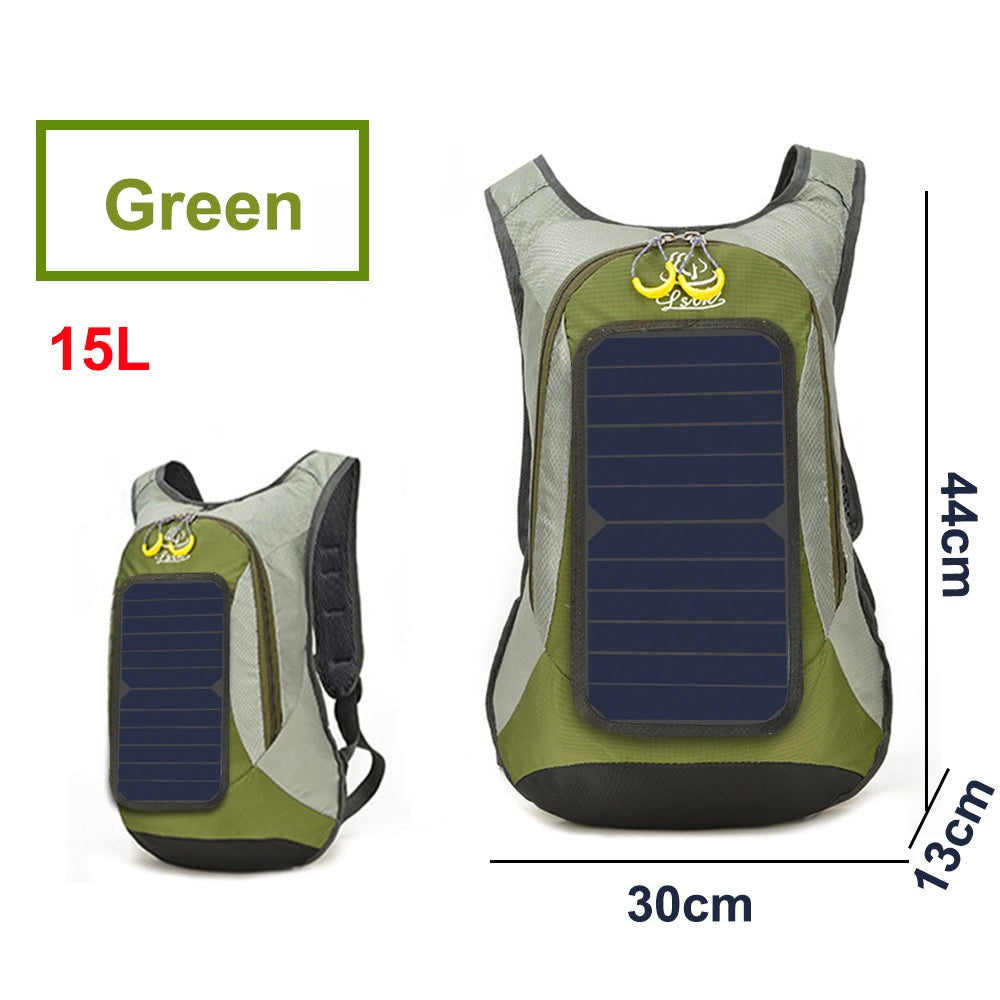 Solar Panel Hiking Backpack