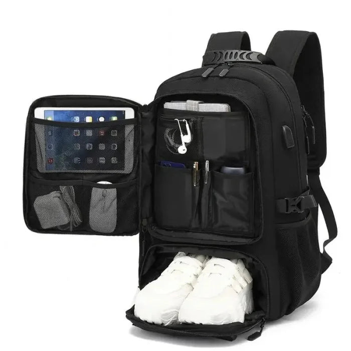 Travel Backpack with Shoe Compartment