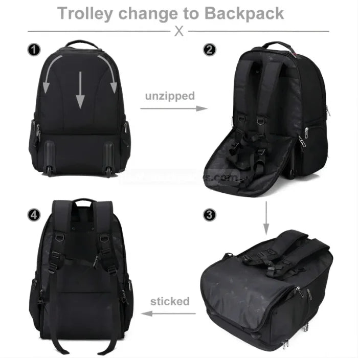 Travel Backpack with Wheels