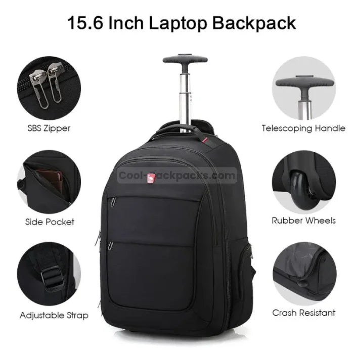 Travel Backpack with Wheels