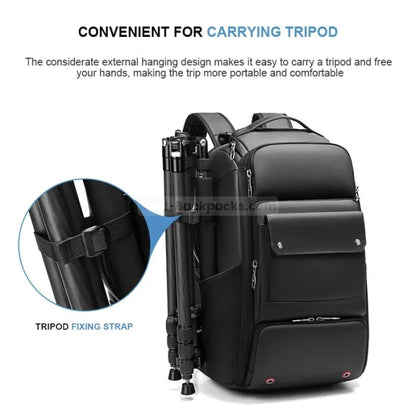 Travel Camera Backpack - Black