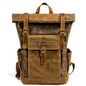 Travel Rucksack Backpack - Brown