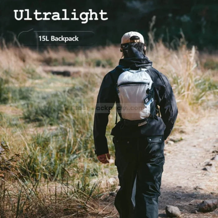 Ultralight Hiking Backpack - White