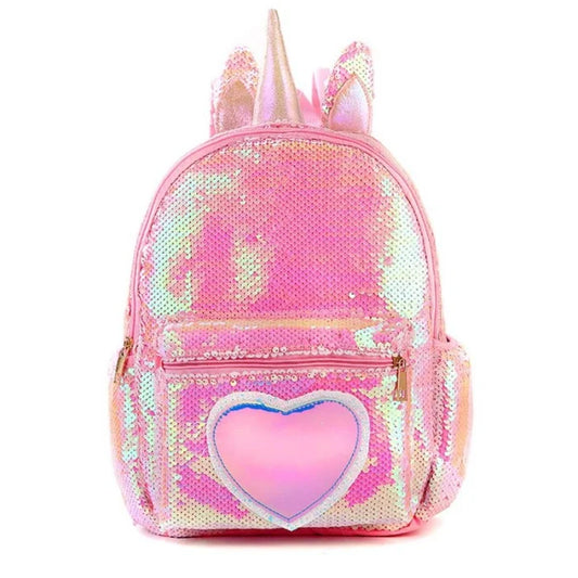 Unicorn Magic Sequin Backpack - Pink