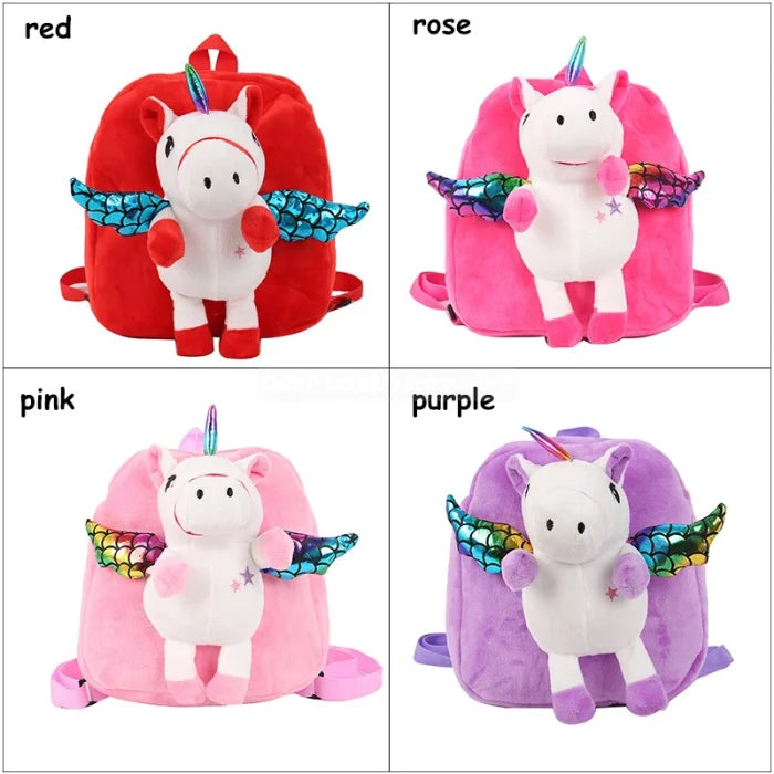 Unicorn Plush Backpack