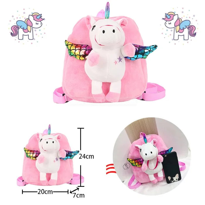 Unicorn Plush Backpack