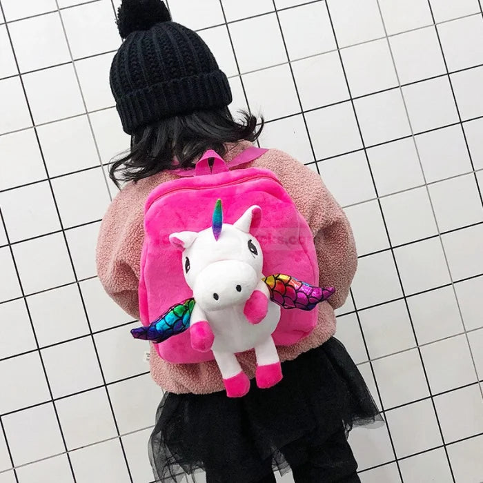 Unicorn Plush Backpack