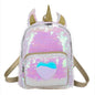 Unicorn Sequin School Backpack - Gold