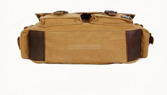 Vintage Canvas Messenger Bag