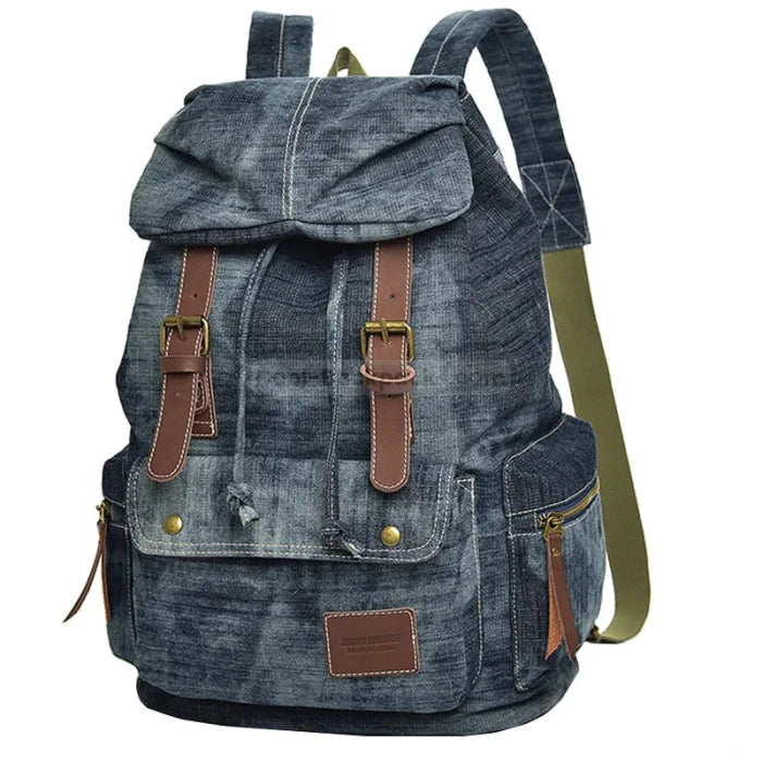 Vintage Denim Backpack