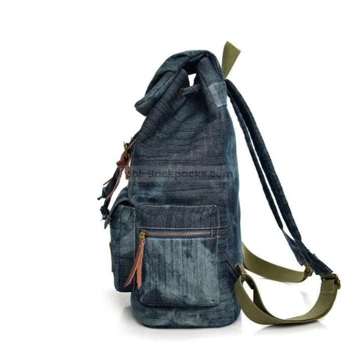 Vintage Denim Backpack