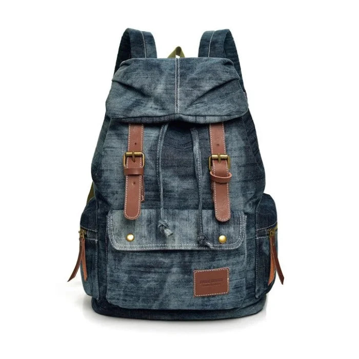 Vintage Denim Backpack