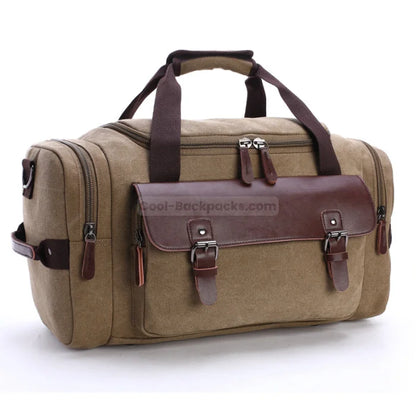 Vintage Duffel Bag - Khaki