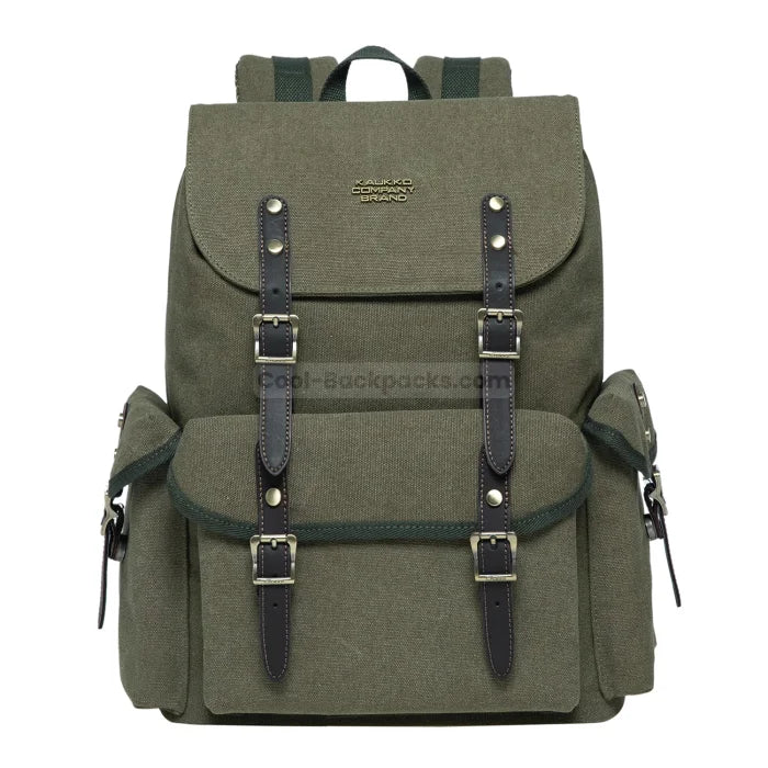 Vintage Hiking Backpack - Green