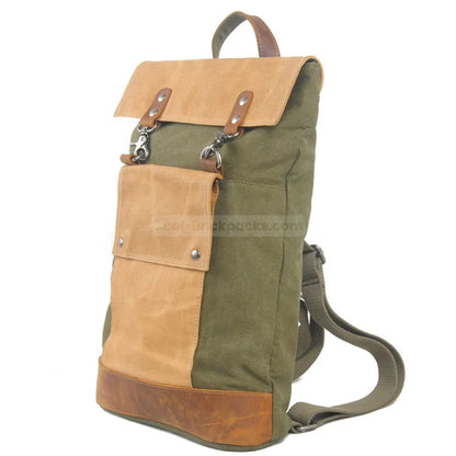 Vintage Roll Top Backpack