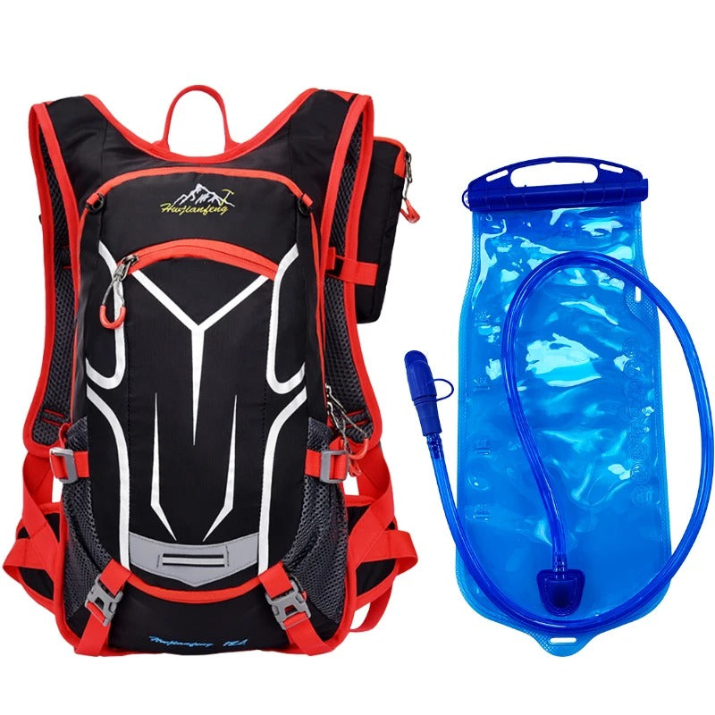 Water Backpack Cycling - Red and Bladder