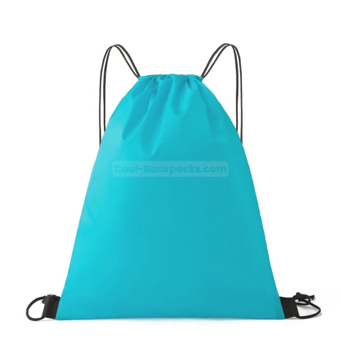 Waterproof Drawstring Backpack - Cyan