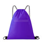 Waterproof Drawstring Backpack - Purple