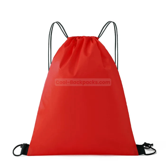 Waterproof Drawstring Backpack - Red